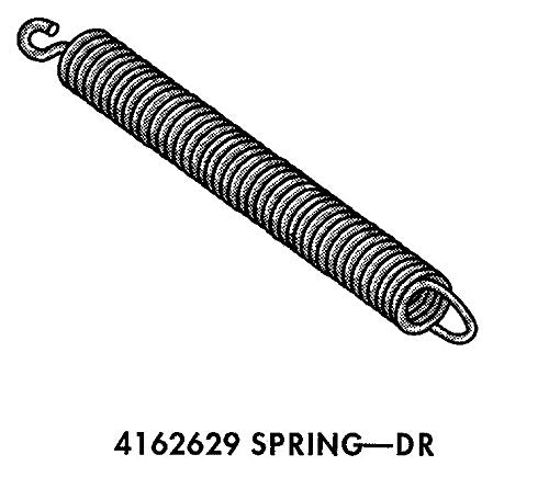 Whirlpool W4162629 Dishwasher Door Spring Genuine Original Equipment Manufacturer (OEM) Part for Kitchenaid & Kenmore