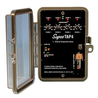 Supco TAP4 Temperature Alarm, 4-Channel, -40 to 100F