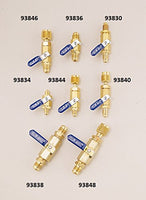 Yellow Jacket 93844 1/4" Compact Ball Valve Straight