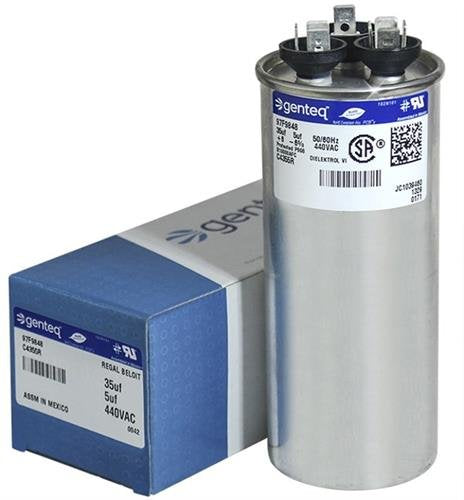Aire-Flo® - 35 + 5 uF MFD x 440 VAC Genteq Replacement Dual Capacitor Round # C4355R / 97F9848
