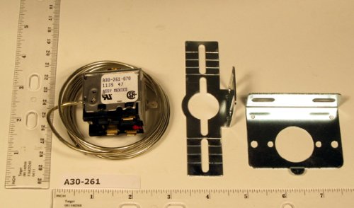 Ranco Controls / Invensys A30261 Ranco refrigerator control 61-38F dif=6F 84" cap
