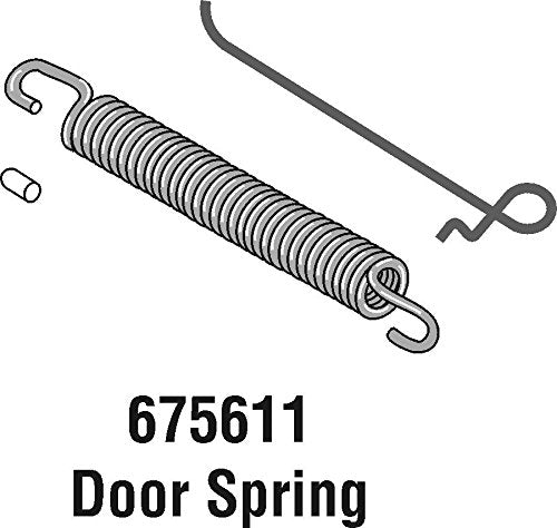 Whirlpool 675611 Dishwasher Door Spring Genuine Original Equipment Manufacturer (OEM) Part
