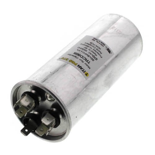 50/5 MFD Round Dual Motor Run Capacitor (370V)