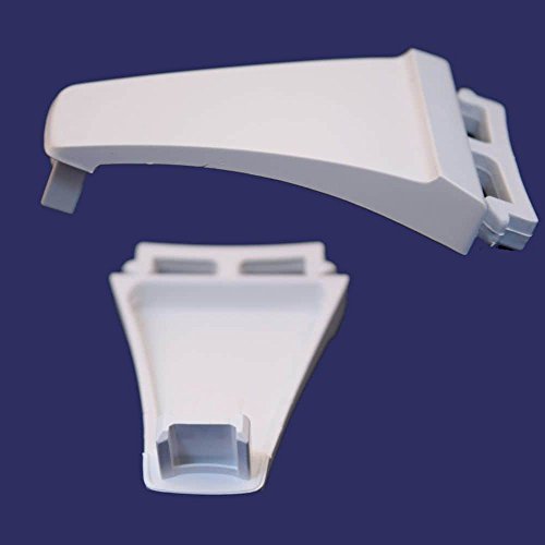 Whirlpool W986540 Refrigerator Door Shelf Rail End Cap Genuine Original Equipment Manufacturer (OEM) Part