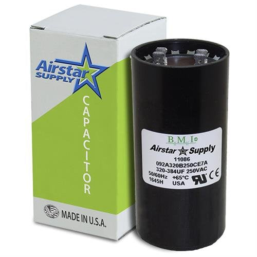 400-480 uF x 220/250 VAC - BMI Start Capacitor # 092A400B250CE7A - Made in The USA