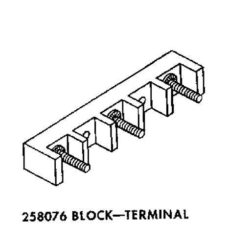 Whirlpool W8203546 Range Terminal Block Genuine Original Equipment Manufacturer (OEM) Part