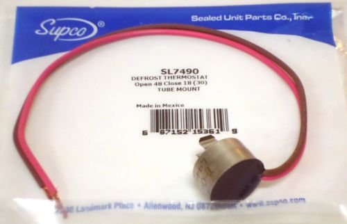 WP4387490 Refrigerator Defrost Thermostat for Whirlpool L48 AP3108445 PS371245