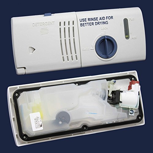 Whirlpool WPW10224428 Dishwasher Detergent Dispenser Assembly W10224428 NEW OEM ;P#O455K5/U 7RK-B224604