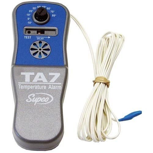 Supco TA7 Freezer Temperature Alarm Battery Operated -10 to 80 Degrees F, 9V