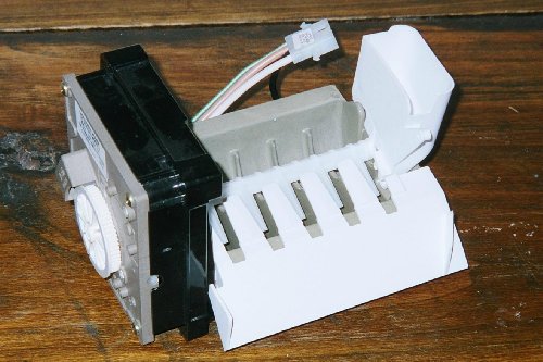 Whirlpool W10190961 Five Cube Infrared Sensor Controlled Ice Maker Fits 20-22 Cubic Feet Side by Side Refrigerators with Vertical Ice Dispensesr in the Freezer Door