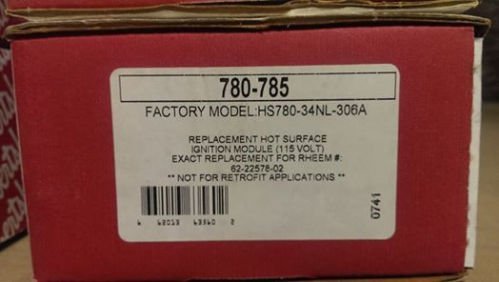 Robertshaw 780-785 Hot Surface Ignition Control, I.C.U.