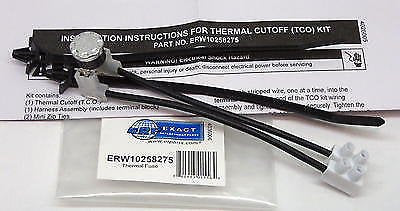 Whirlpool Kenmore W10258275 Dishwasher Thermal Fuse Link Kit AP4423189 PS2360984