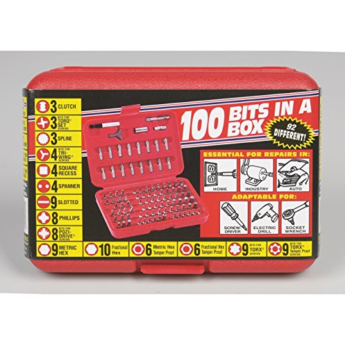 1-BEST WAY TOOLS 100 BITS IN A BOX PLUS ACCESSORY KIT 24380