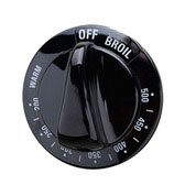 WB03K10048 - Hotpoint Aftermarket Replacement Oven Stove Range Thermostat Knob (Black)