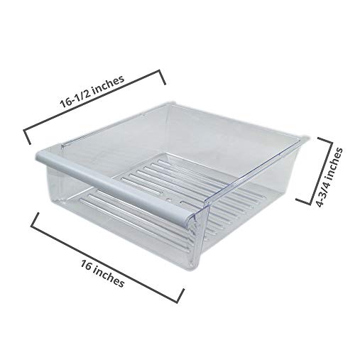 Whirlpool W2309517 Refrigerator Snack Drawer Genuine Original Equipment Manufacturer (OEM) Part for Whirlpool, Kenmore, Maytag, Kitchenaid, Kenmore Elite, IKEA