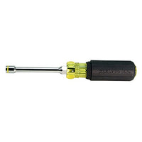 klein tools 65064 2-in-1 hex head nut driver, ¼", 5/16" with wrench assist