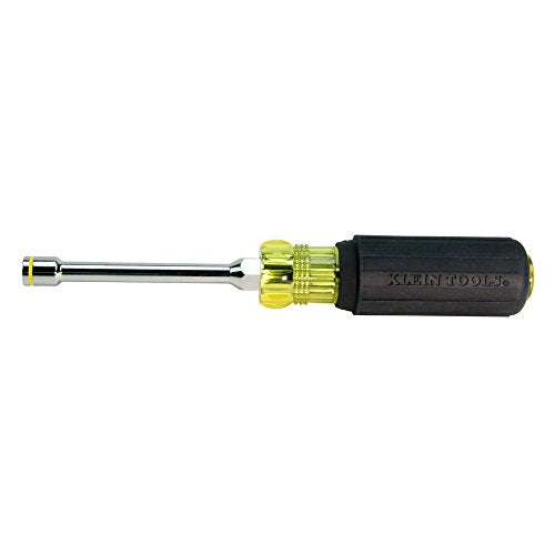 klein tools 65064 2-in-1 hex head nut driver, ¼", 5/16" with wrench assist