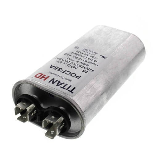 35 MFD Oval Motor Run Capacitor (440/370V)