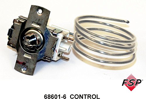 Whirlpool W68601-6 Refrigerator Temperature Control Thermostat Genuine Original Equipment Manufacturer (OEM) Part for Admiral, Maytag, Magic Chef, Crosley, Jenn-Air, Norge