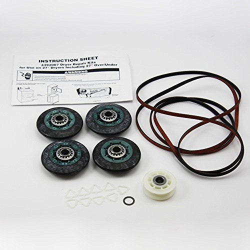 4392067 8536974 40111201 Whirlpool Kenmore Dryer Maintenance Kit Assembly, Model: , Tools & Hardware store