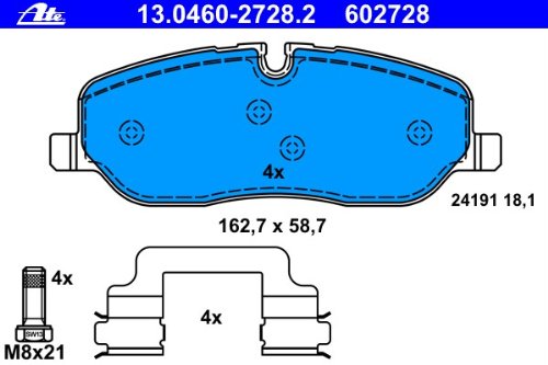 ATE GERMANY LAND ROVER OEM 05-09 LR3 Brake-Front Pads LR019618
