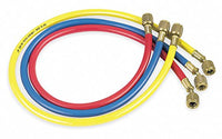 Manifold Hose Set, 60 In, Red, Yellow, Blue