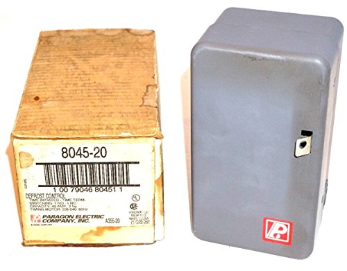 NEW PARAGON ELECTRIC 8045-20 DEFROST CONTROL TIMER SWITCH 2HP, 40A, 240V, 804520
