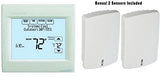 Honeywell TH8110R1008 Vision Pro 8000 Touch Screen Single Stage Thermostat with Red Link Technology BONUS: Includes 1 Indoor Sensor C7089R1013 to Average the Temperature