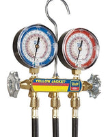 YELLOW JACKET 42044 Heat Pump Manifold with 3 Plus Ii Hoses