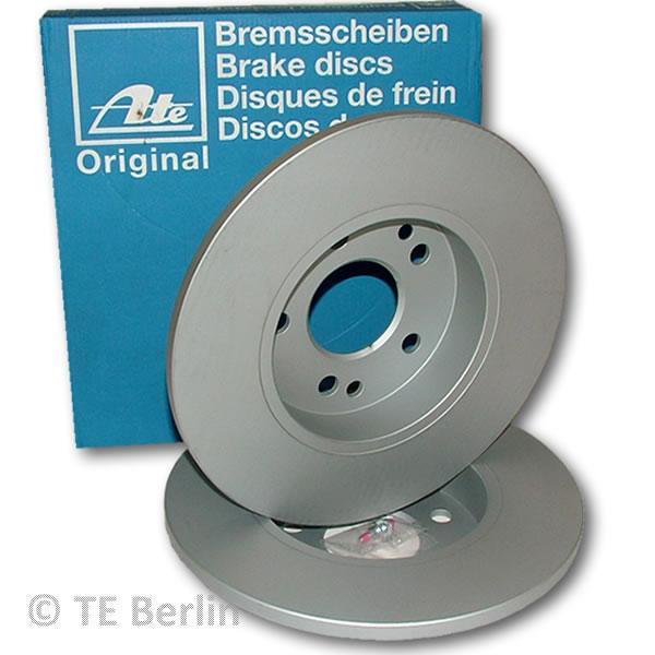 ATE GERMANY Mercedes w211 8cyl 4M Brake Disc Front(x2 rotors) 500 550 2114211112