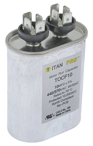 Packard TOCF10 10 MFD 440/370V OVAL Capacitor