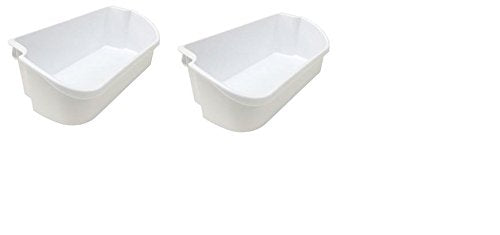 240356401 - 2 Pack White Refrigerator Bin for Electrolux Refrigerator