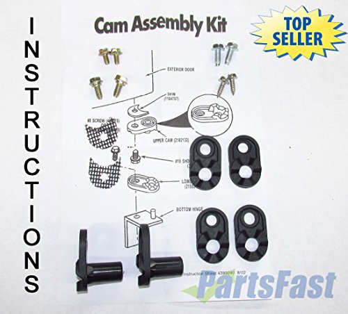4318165 REFRIGERATOR FREEZER BOTTOM HINGES DOOR CLOSER KIT ,product_by: parts.fast_8231720450449