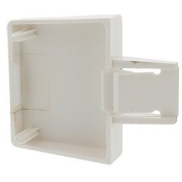 WR2X7674 Refrigerator Bottle Bar End Cap, Left or Right, White, Replacement for General Electric