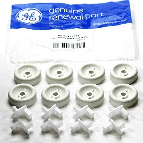 WD35X21038 (8 PACK) Genuine GE Dishwasher Lower Rack Kit