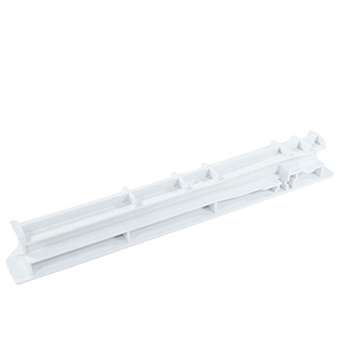 Whirlpool W10326469 Refrigerator Crisper Drawer Slide Rail Genuine Original Equipment Manufacturer (OEM) Part for Maytag, Amana, Kenmore Elite, Whirlpool, Kenmore, Kitchenaid, Jenn-Air