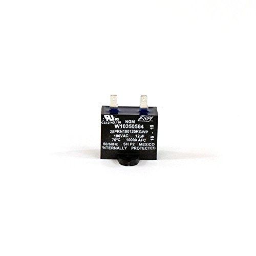 Whirlpool W10350564 Refrigerator Run Capacitor Genuine Original Equipment Manufacturer (OEM) Part