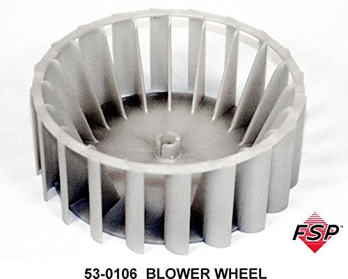 Whirlpool W53-0106 Dryer Blower Wheel Genuine Original Equipment Manufacturer (OEM) Part for Norge, Magic Chef, Admiral, Crosley, Maytag, Matsushita