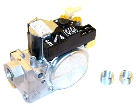 White Rodgers 36J55-214 Combination Gas Valve, 2 Stage, Slow Opening, Plastic Hose Barb (For Connection to 1/4" hose/flexible Tubing), LP Gas Conversion Kit