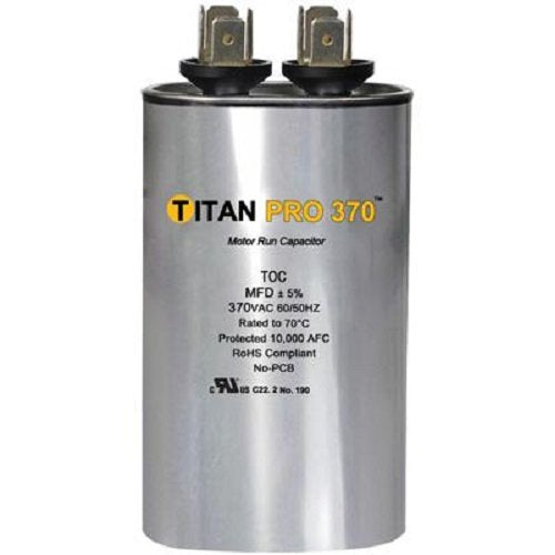 Packard Toc6 Titan Pro Run Capacitor 6 Mfd 370 Volt Oval
