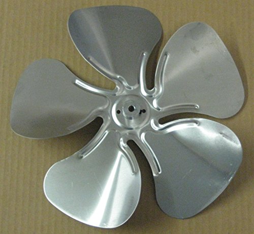 A65123 Metal Fan Blade 12" Diameter 5 Blades 5/16" Bore Hub CW 23 Degree Prop