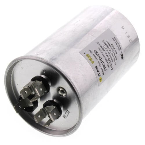 45/3 MFD Round Dual Motor Run Capacitor (440/370V)