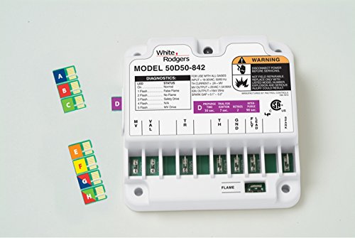White-Rodgers 50D50-842 Universal Direct Spark Ignition Control for All Gases, N/A