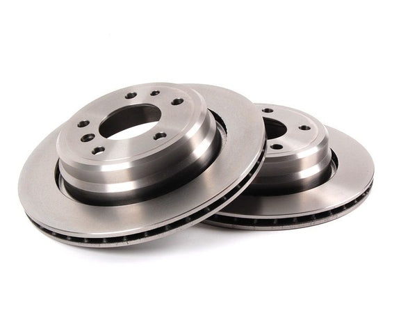 2 ATE GERMANY BMW E46 323i 328Ci Rear Left or Right Disc Brake Rotor 34211165563