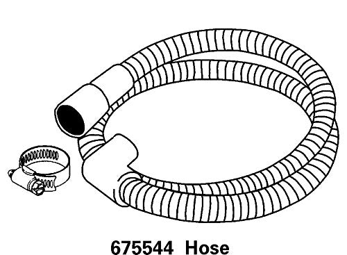 Whirlpool 675544 Dishwasher Drain Hose Genuine Original Equipment Manufacturer (OEM) Part for Kenmore