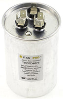 Titan TRCFD4075 Dual Rated Motor Run Capacitor Round MFD 40/7.5 Volts 440/370