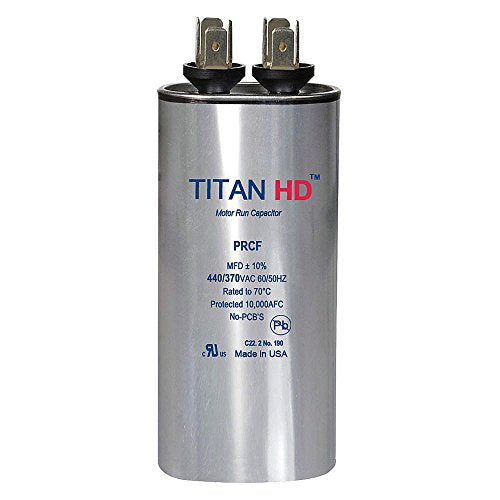 Motor Run Capacitor, 60 MFD, 440V, Round