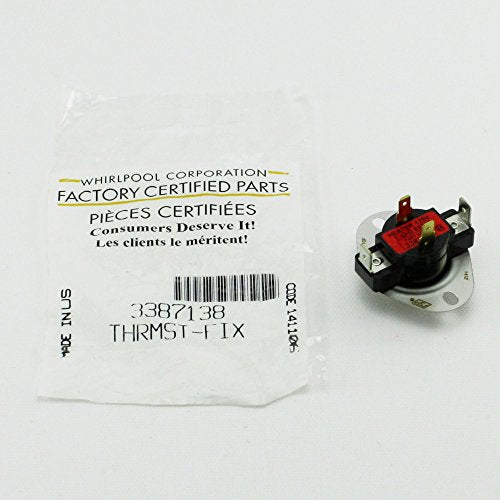Whirlpool"Clothes Dryer Thermostat Control Assembly - 3387138"