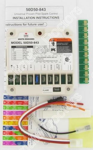 White Rodgers 50D50-843 Intermit/Direct Spark Module by White Rodgers