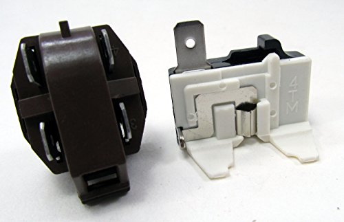 4387913 - NEW REFRIGERATOR COMPRESSER 1/4 to 1/3 HP RELAY AND OVERLOAD KIT FOR WHIRLPOOL KENMORE MAYTAG AND MANY OTHER BRANDS